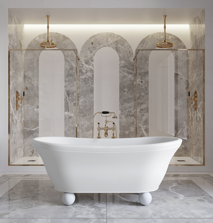 Aurora Bijoux White Bathtub | Salone del Mobile