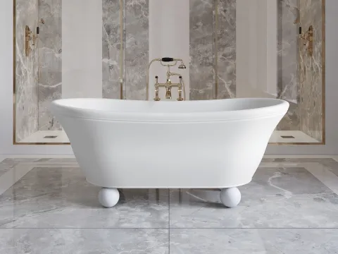 Aurora Bijoux White Bathtub | Salone del Mobile