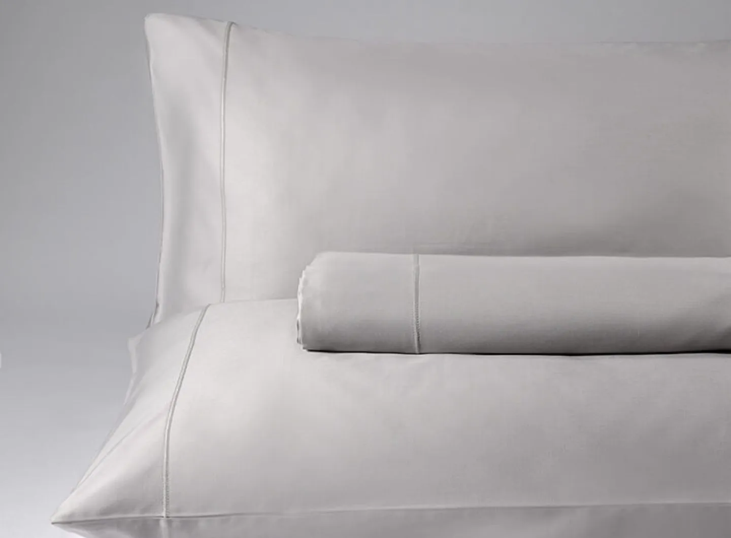 Rivolta Carmignani LOUNGE Bed Linens Set Pearl Grey