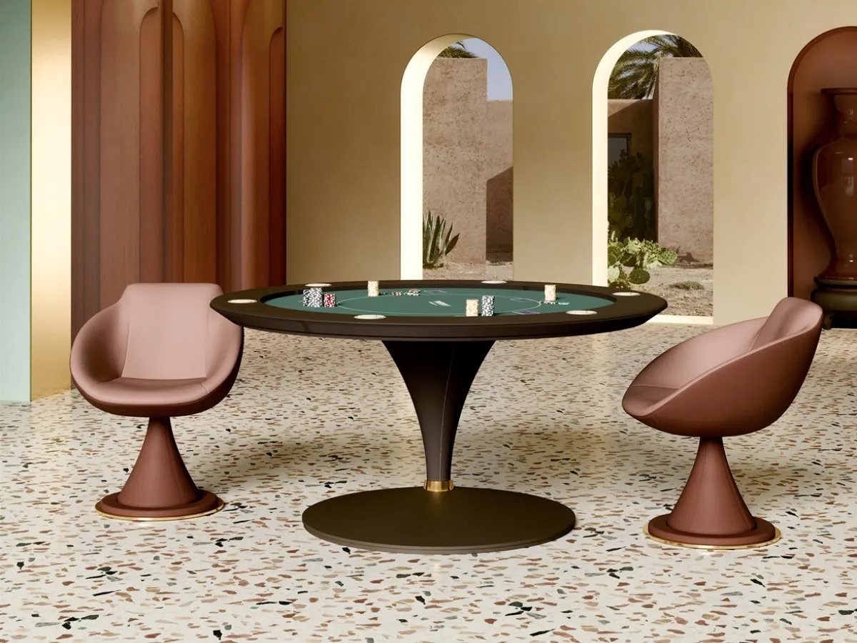 Tavoli e tavolini Asso | Tavolo da Poker Vismara Design | Salone del Mobile