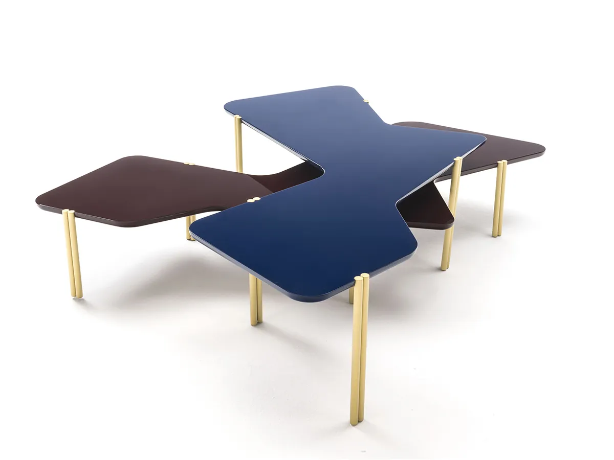 Durame - Jean - Asymmetrical and stackable tables