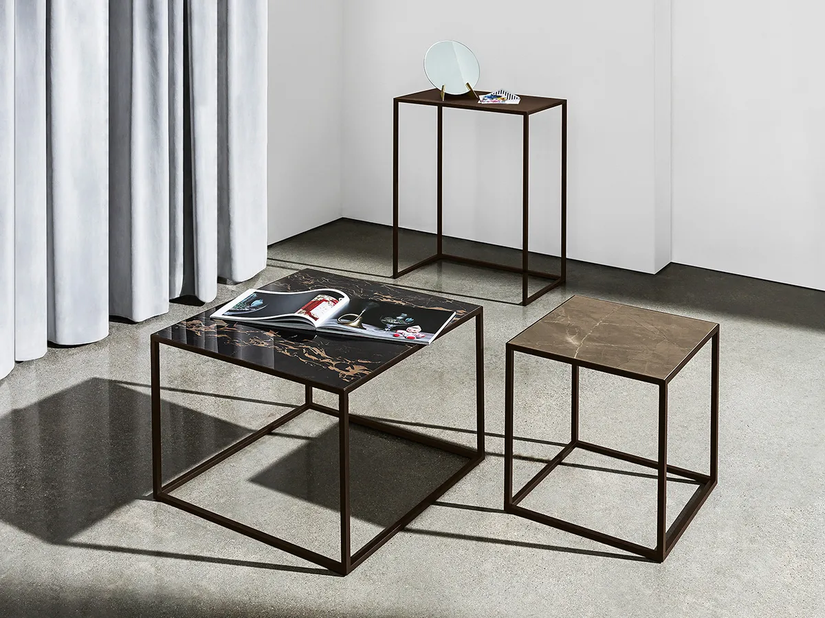 SOVET Quadro console and coffee table collection