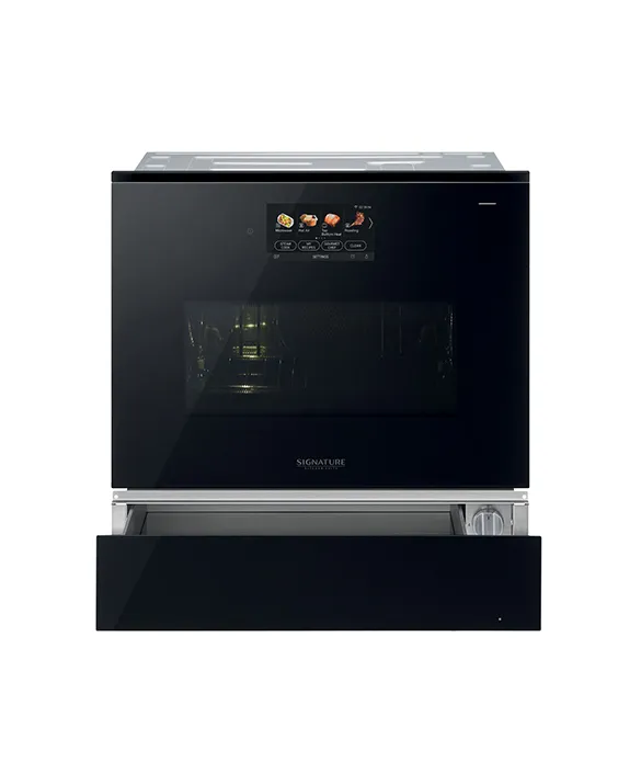 Combi steam oven with microwave