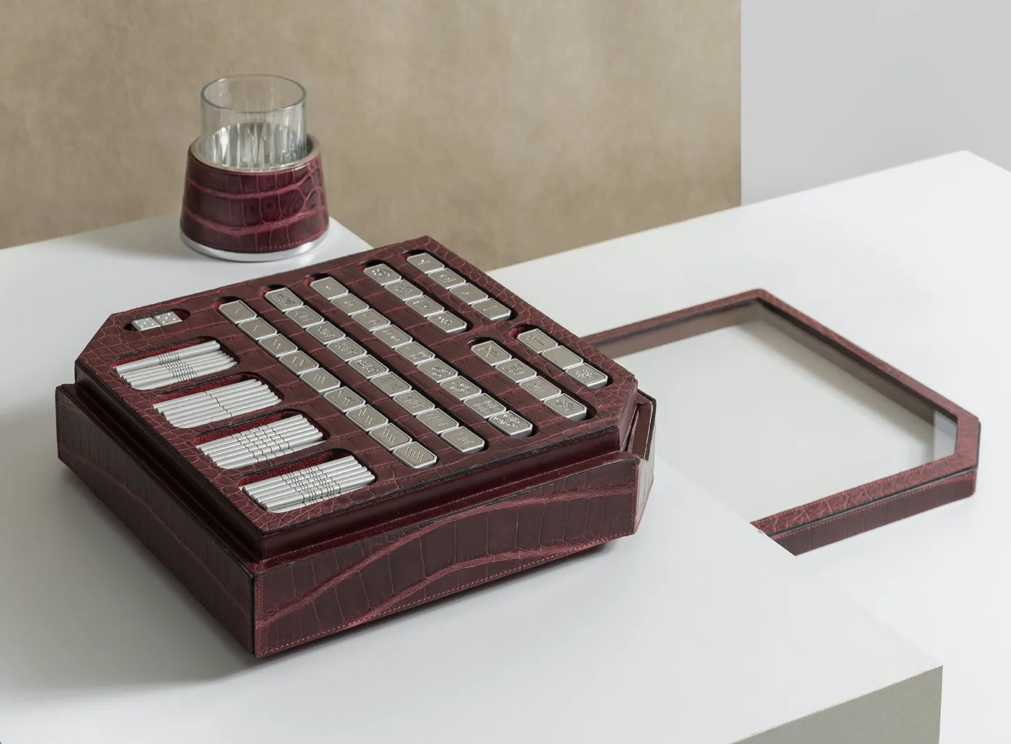 IMPATIA - Precious Leather - Mahjong Game Set