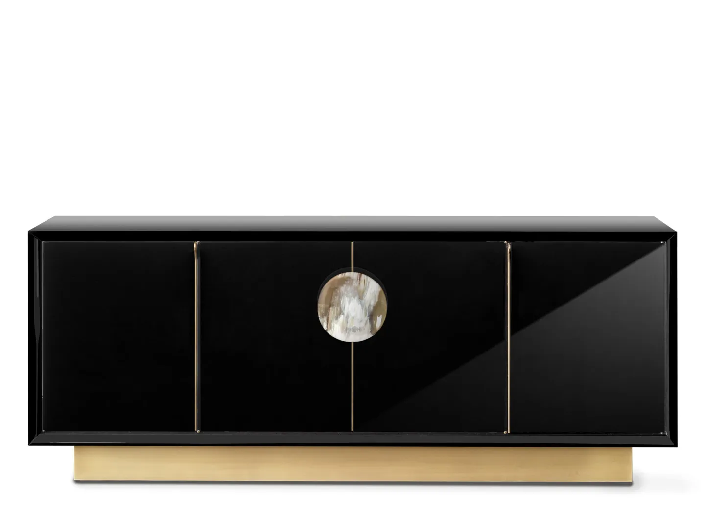 Arcahorn - Helios cabinet in black lacquer
