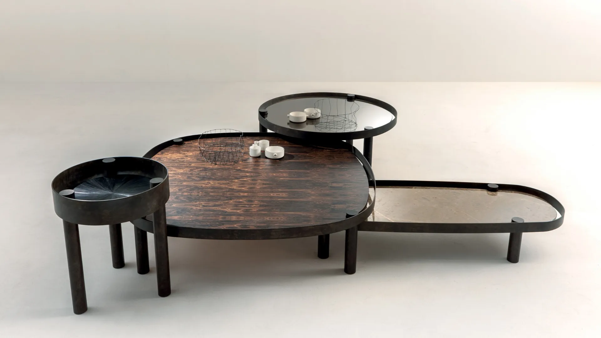 laurameroni luxury high end customizable coffee tables in precious materials