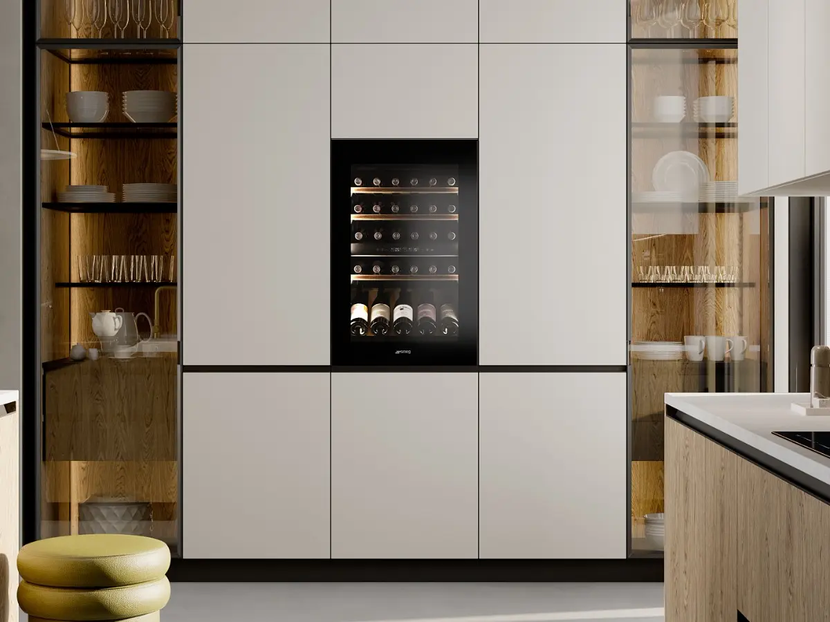 Built in 88 cm wine cooler