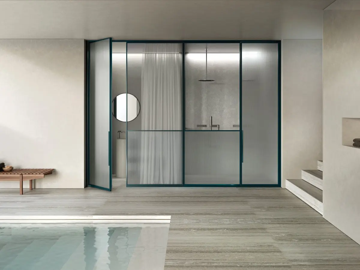 Vismaravetro - Glass partition walls for bathrooms and contract orders - Suite