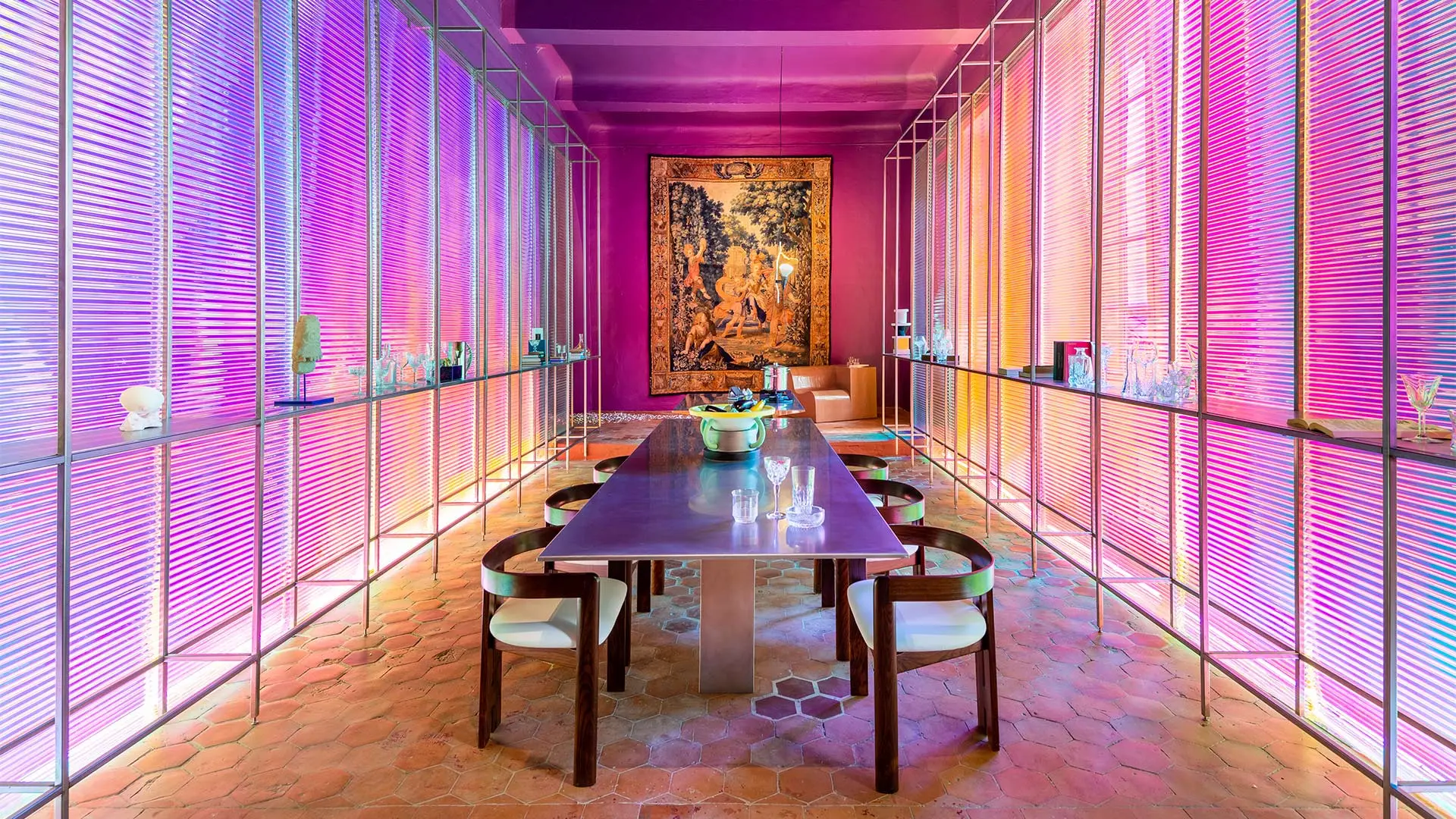 contre soiree, rodolphe parente, dining room